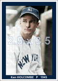 Ken Holcombe - 1945 New York Yankees - choose a size & style