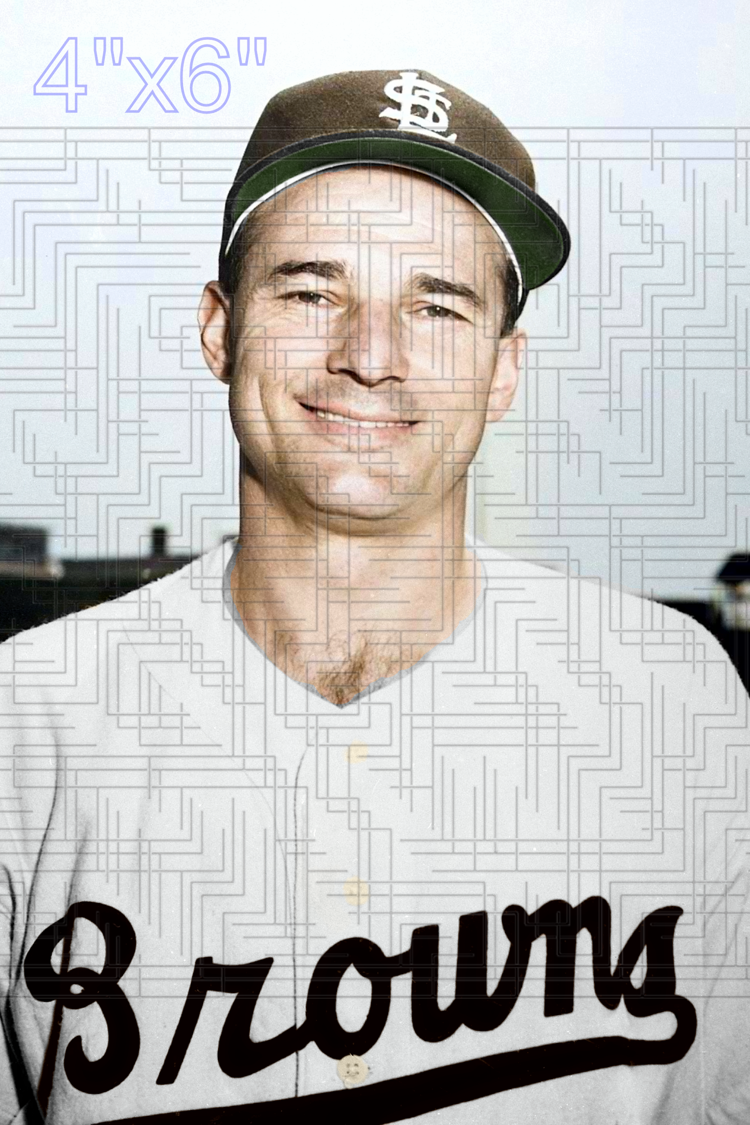 Ken Holcombe - 1952 St. Louis Browns - choose a size & style