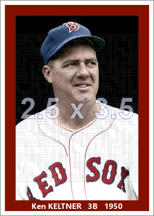 Ken Keltner - 1950 Boston Red Sox - choose a size & style