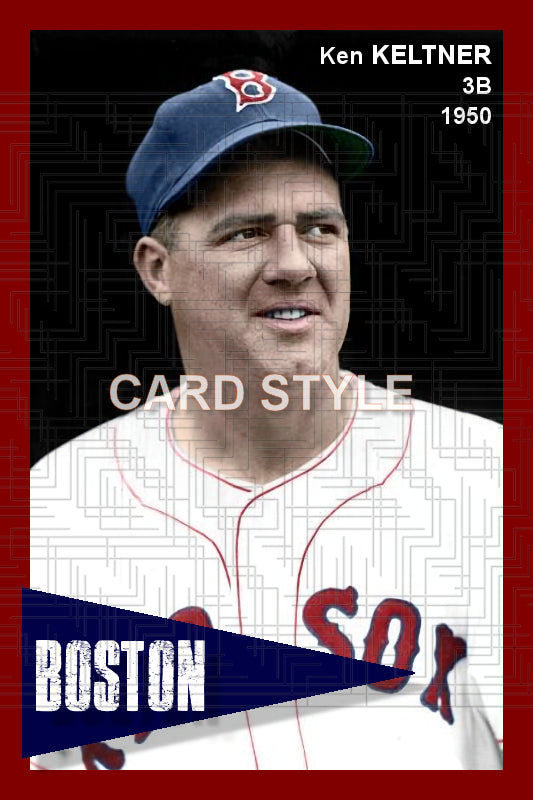 Ken Keltner - 1950 Boston Red Sox - choose a size & style