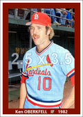 Ken Oberkfell - 1982 St. Louis Cardinals - choose a size & style