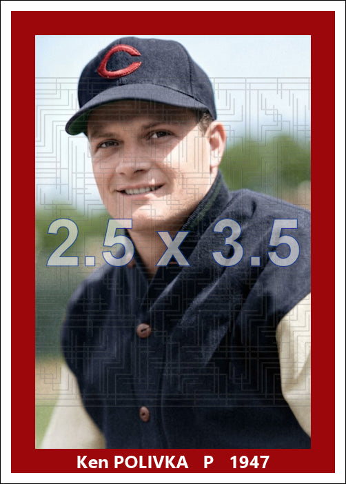 Ken Polivka - 1947 Cincinnati Reds - choose a size & style