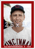 Ken Raffensberger - 1950 Cincinnati Reds - choose a size & style