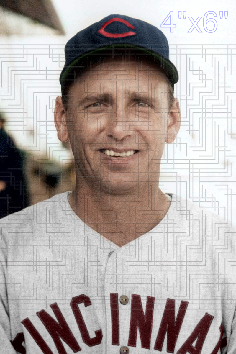 Ken Raffensberger - 1950 Cincinnati Reds - choose a size & style