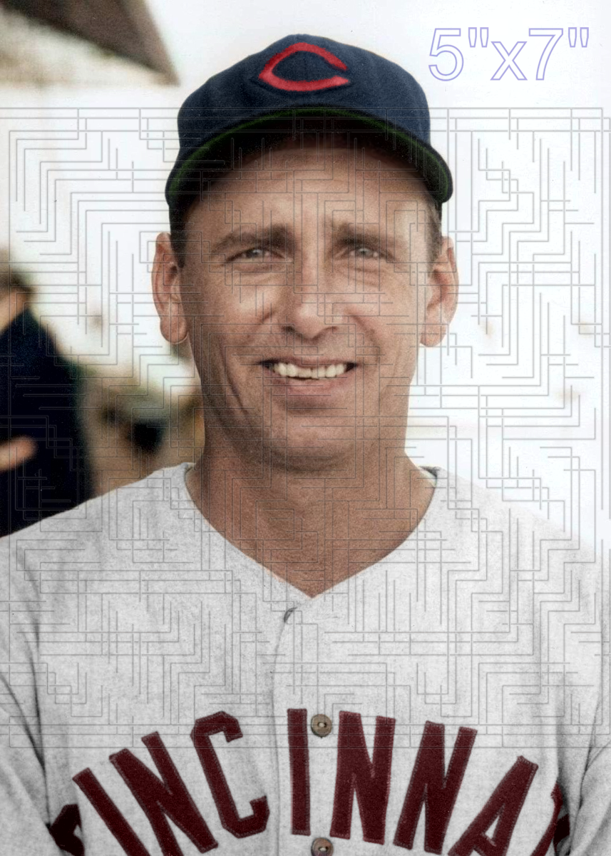 Ken Raffensberger - 1950 Cincinnati Reds - choose a size & style
