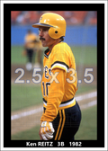 Ken Reitz - 1982 Pittsburgh Pirates - choose a size & style