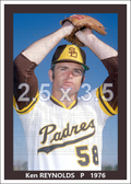 Ken Reynolds - 1976 San Diego Padres - choose a size & style
