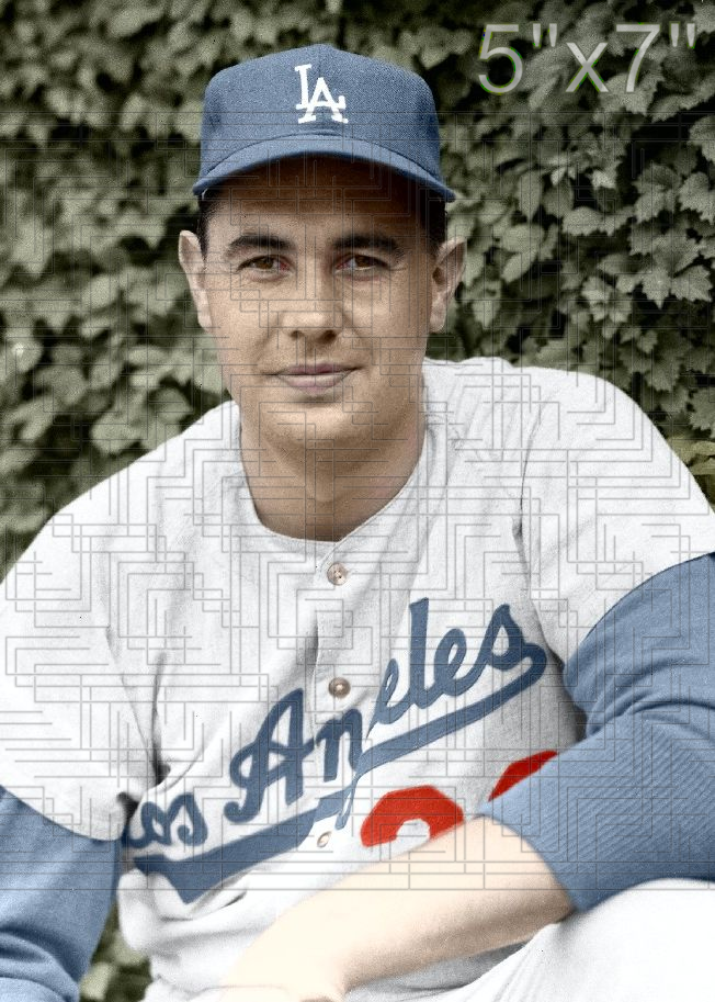 Ken Rowe - 1963 Los Angeles Dodgers - choose a size & style