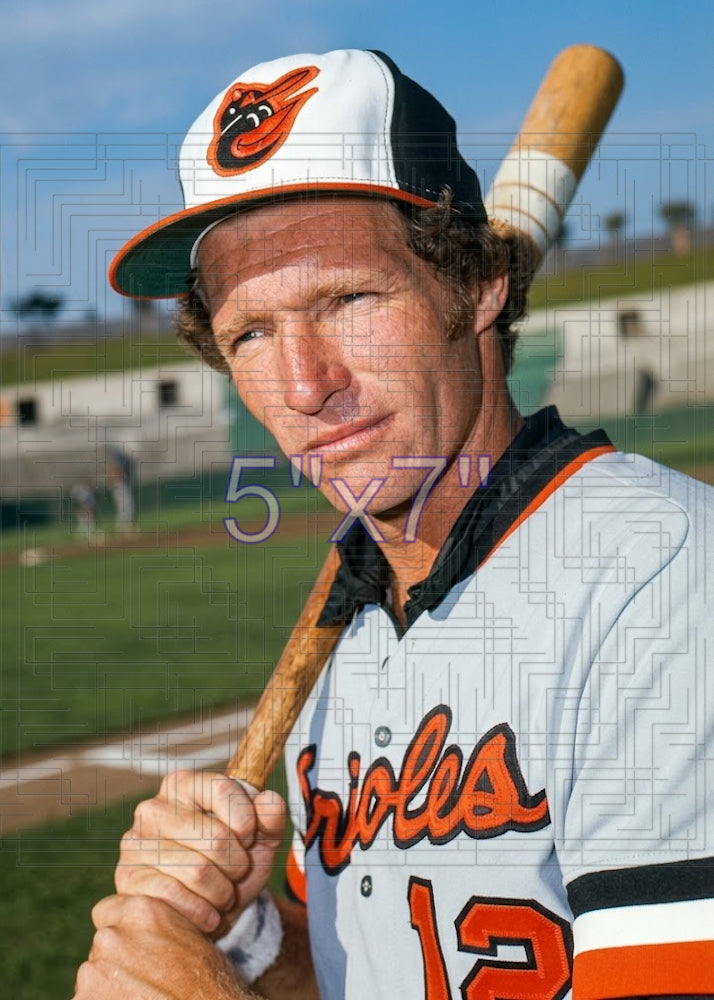 Ken Rudolph - 1977 Baltimore Orioles - choose a size & style