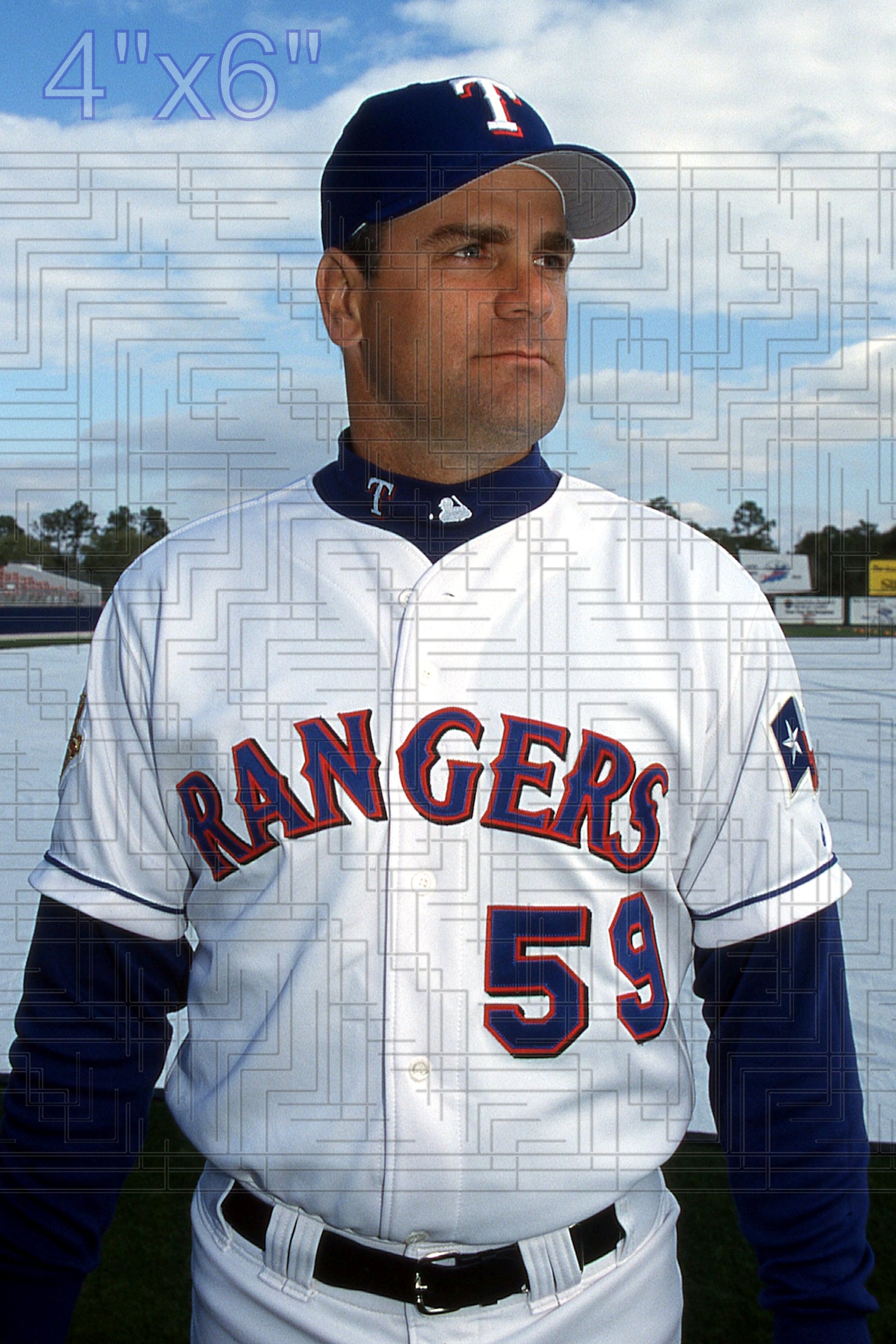 Kenny Rogers - 2002 Texas Rangers - choose a size & style
