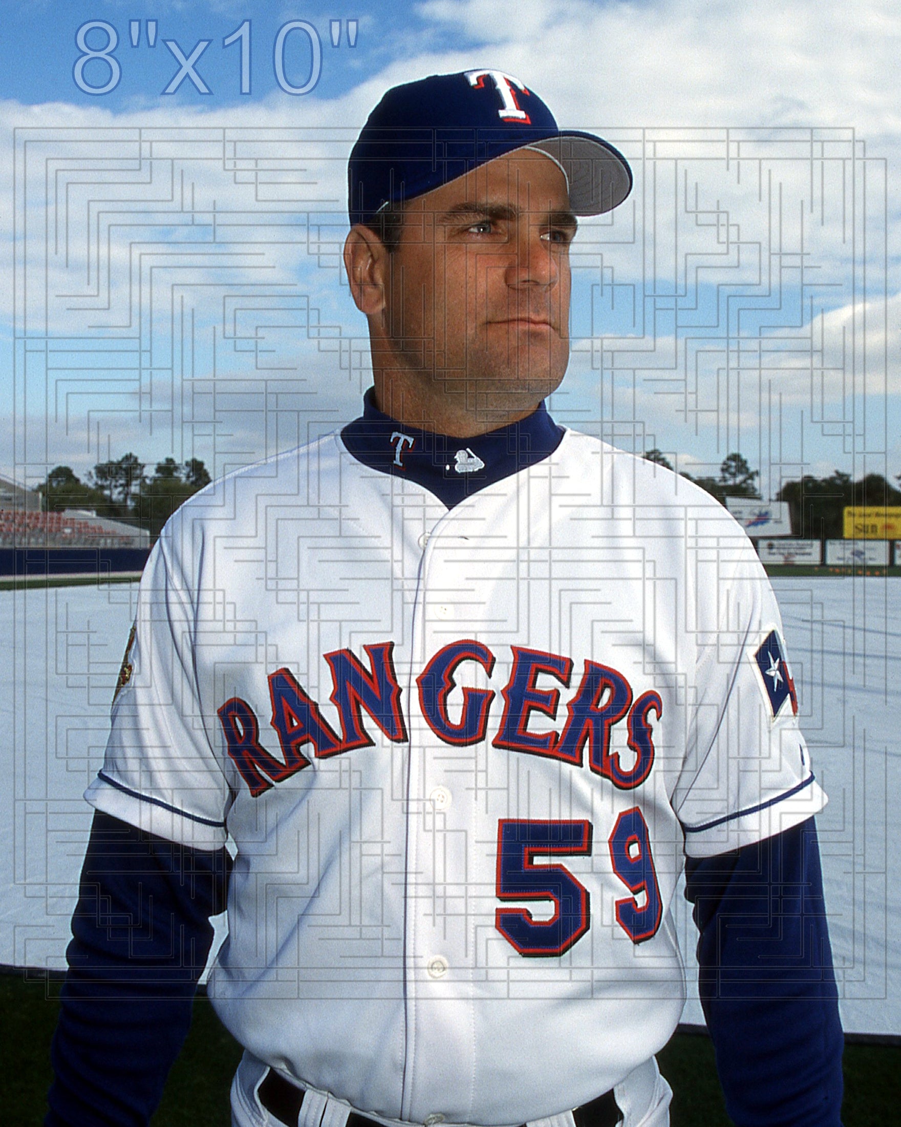 Kenny Rogers - 2002 Texas Rangers - choose a size & style