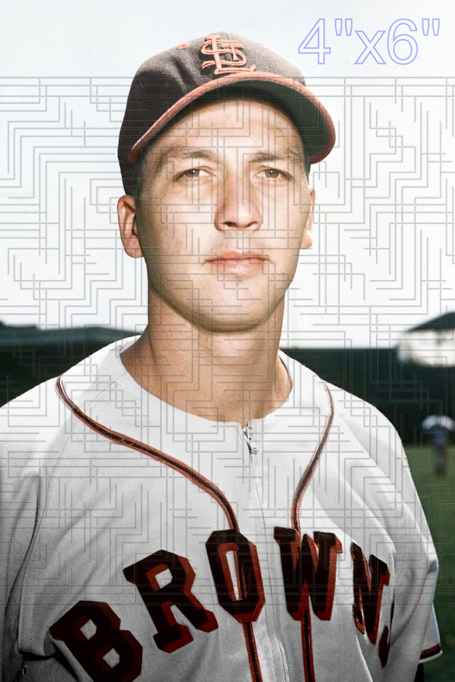 Kermit Wahl - 1951 St. Louis Browns - choose a size & style