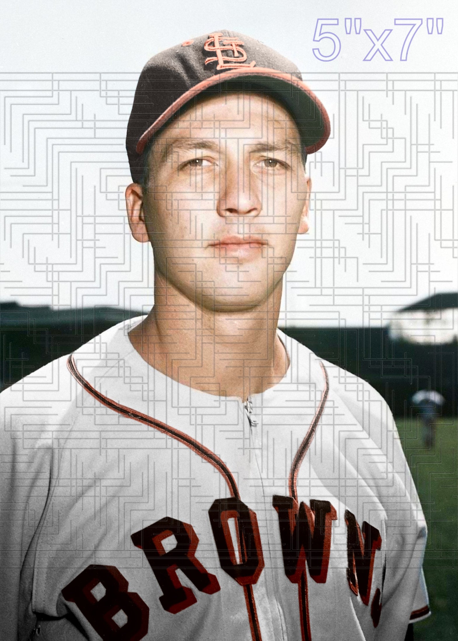 Kermit Wahl - 1951 St. Louis Browns - choose a size & style
