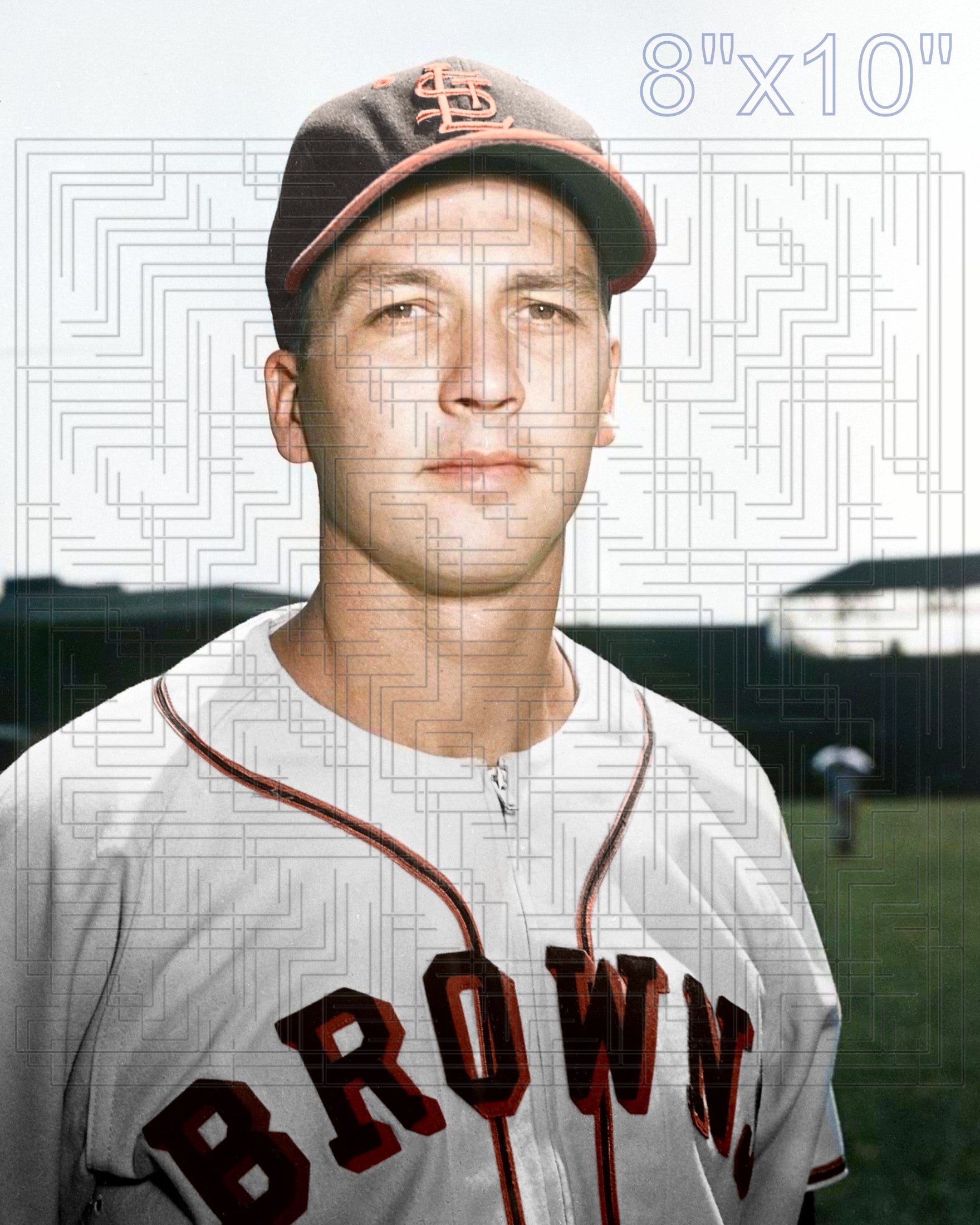 Kermit Wahl - 1951 St. Louis Browns - choose a size & style