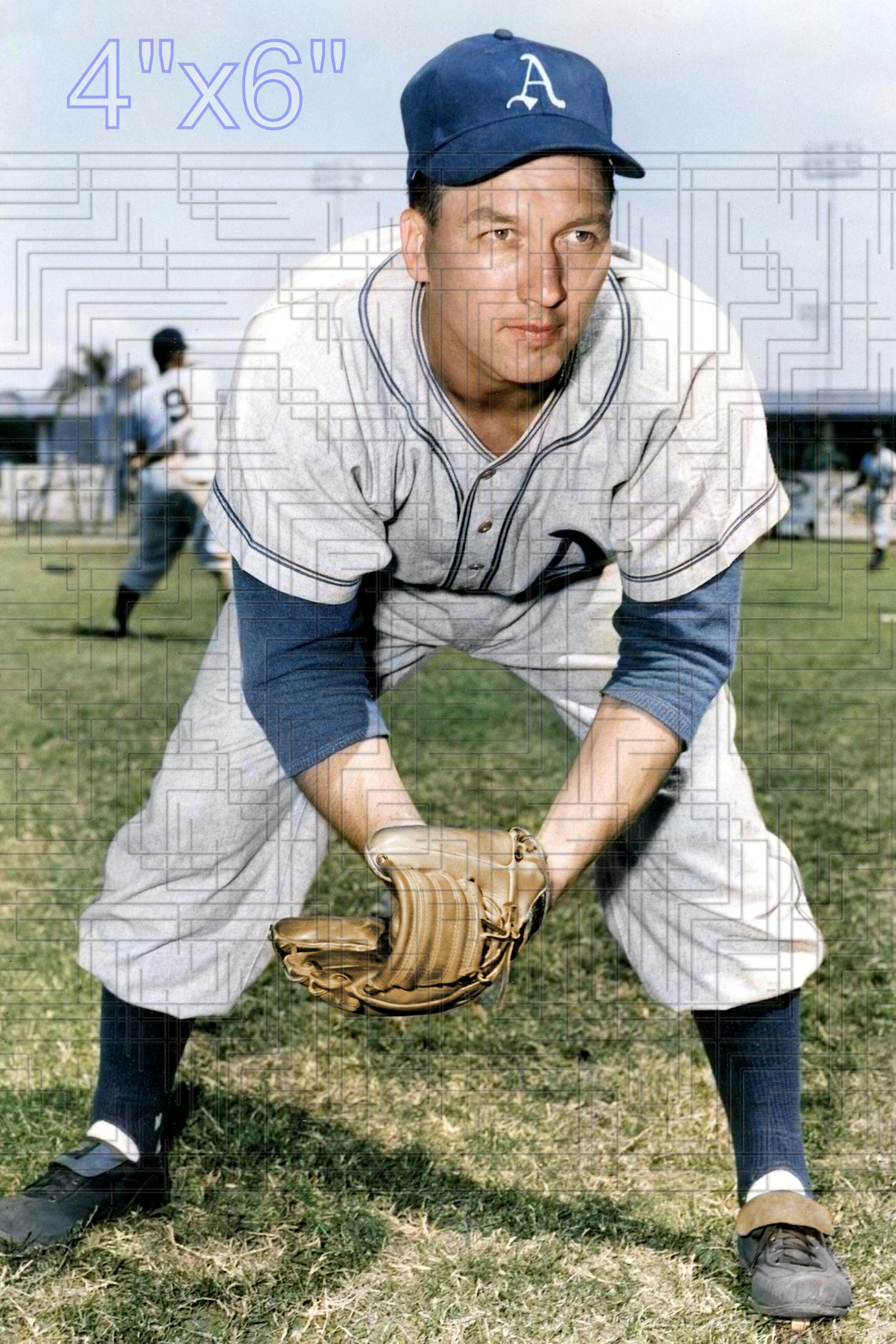 Kermit Wahl - 1951 Philadelphia Athletics - choose a size & style