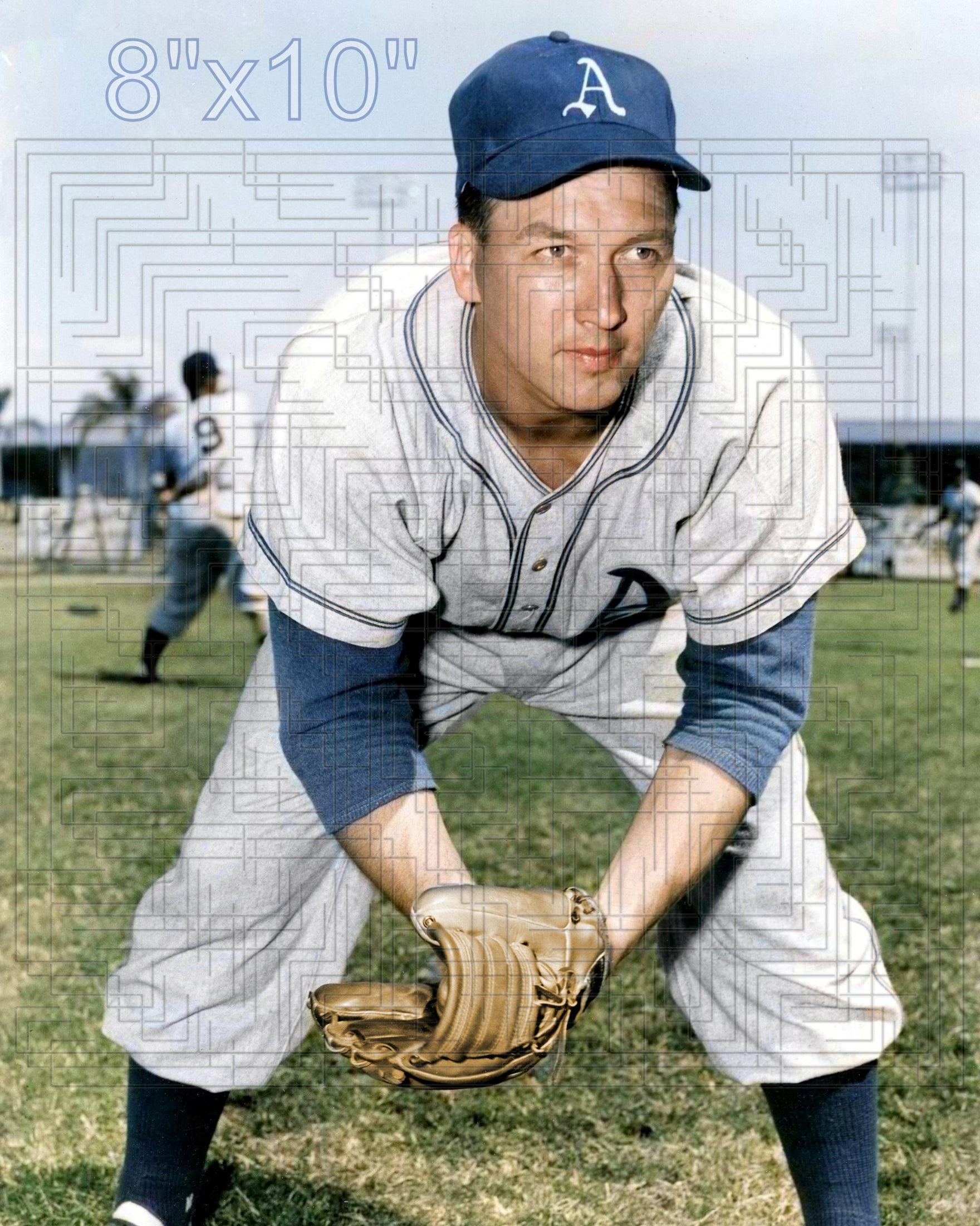 Kermit Wahl - 1951 Philadelphia Athletics - choose a size & style