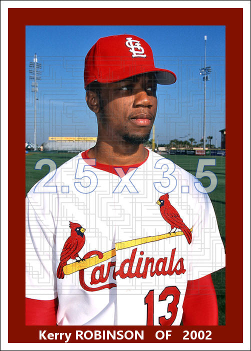 Kerry Robinson - 2002 St. Louis Cardinals - choose a size & style