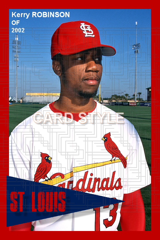 Kerry Robinson - 2002 St. Louis Cardinals - choose a size & style