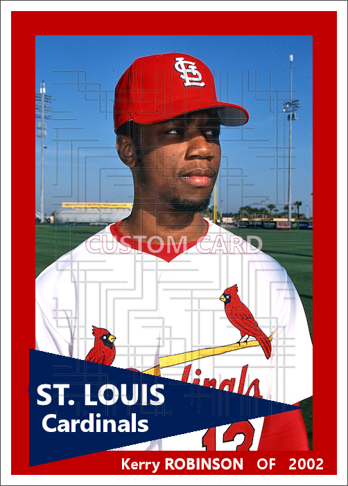 Kerry Robinson - 2002 St. Louis Cardinals - choose a size & style