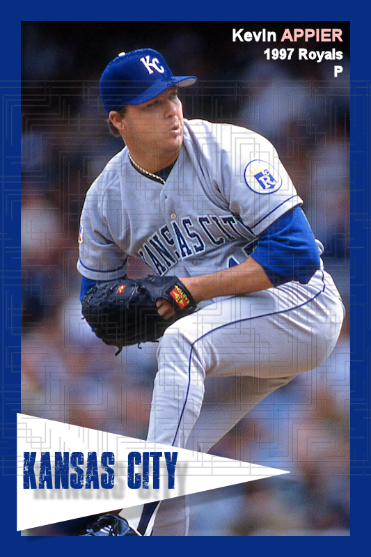 Kevin Appier - 1997 Kansas City Royals - choose a size & style