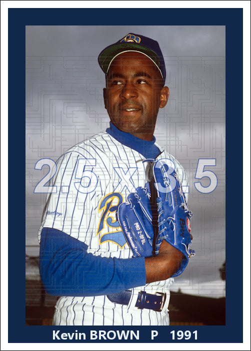 Kevin Brown - 1991 Milwaukee Brewers - choose a size & style