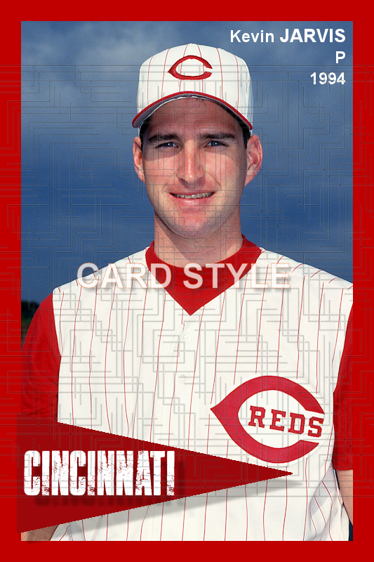Kevin Jarvis - 1994 Cincinnati Reds - choose a size & style