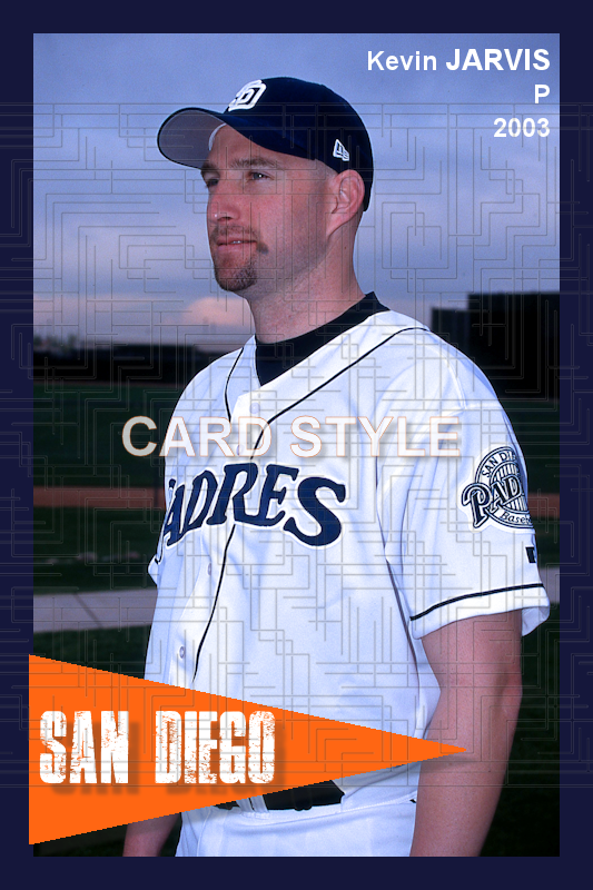 Kevin Jarvis - 2003 San Diego Padres - choose a size & style