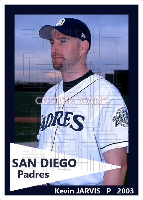 Kevin Jarvis - 2003 San Diego Padres - choose a size & style
