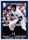Kevin Maas - 1991 New York Yankees - choose a size & style