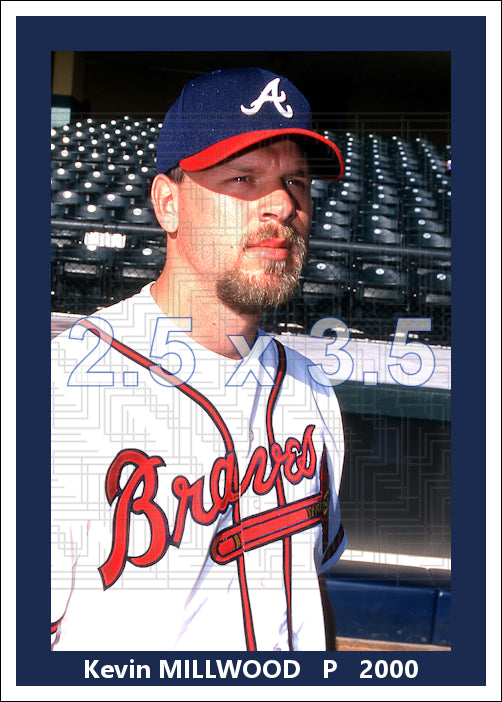 Kevin Millwood - 2000 Atlanta Braves - choose a size & style
