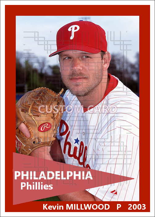 Kevin Millwood - 2003 Philadelphia Phillies - pose B - choose a size & style