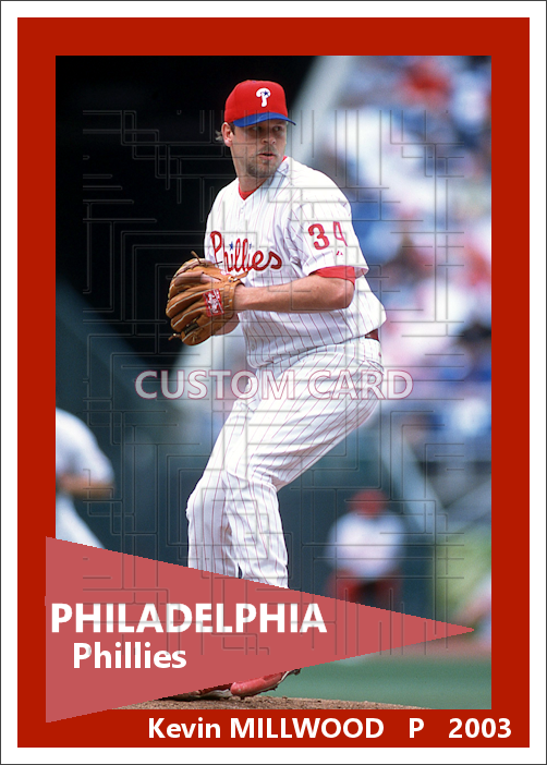 Kevin Millwood - 2003 Philadelphia Phillies - pose A - choose a size & style