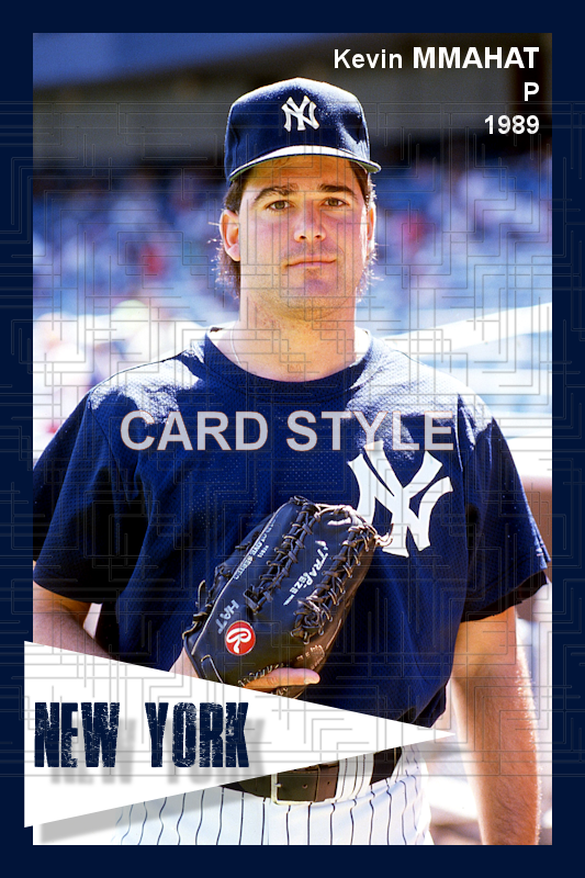 Kevin Mmahat - 1989 New York Yankees - choose a size & style
