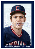 Kevin Rhomberg - 1983 Cleveland Indians - choose a size & style