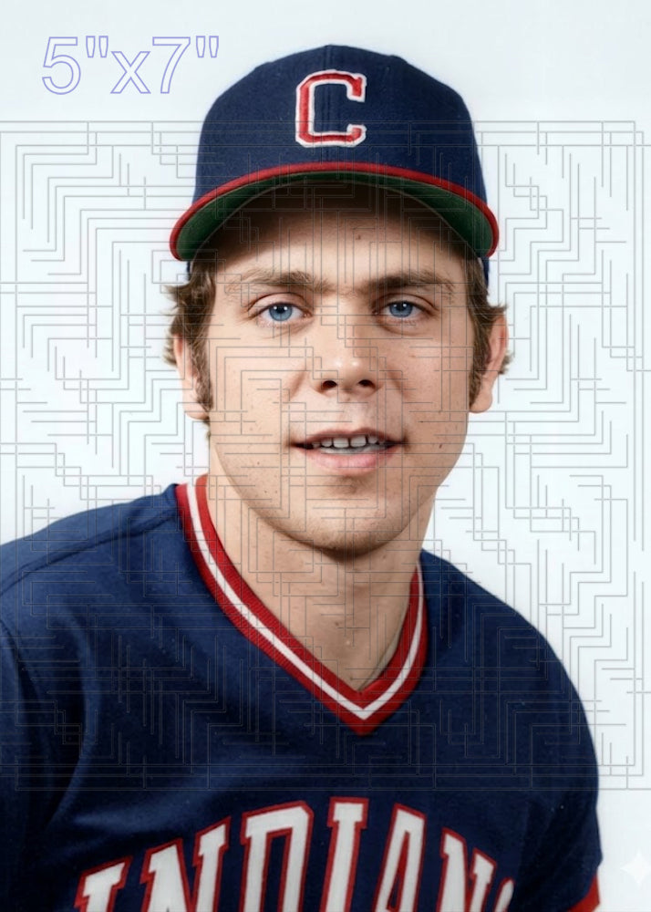 Kevin Rhomberg - 1983 Cleveland Indians - choose a size & style