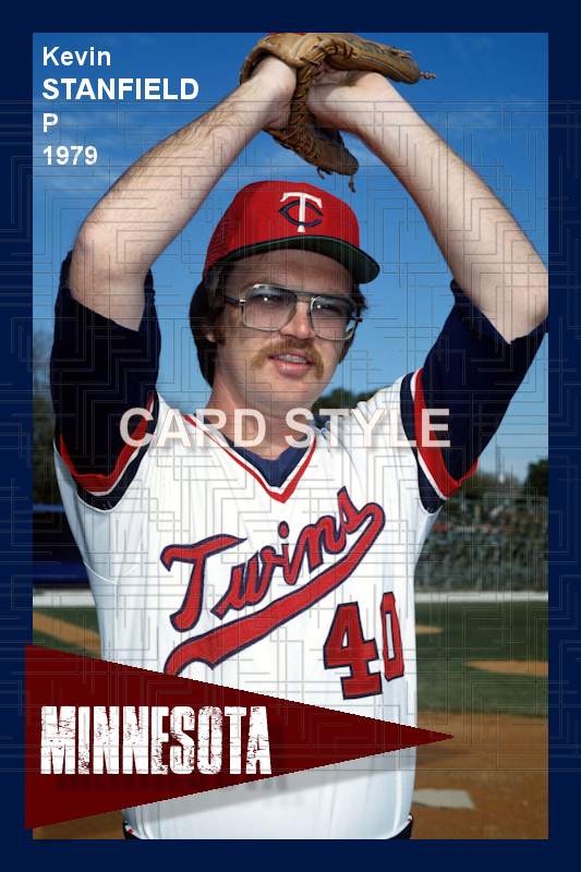 Kevin Stanfield - 1979 Minnesota Twins - choose a size & style