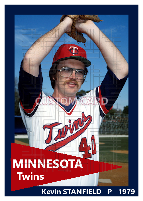 Kevin Stanfield - 1979 Minnesota Twins - choose a size & style