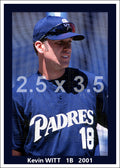 Kevin Witt - 2001 San Diego Padres - choose a size & style