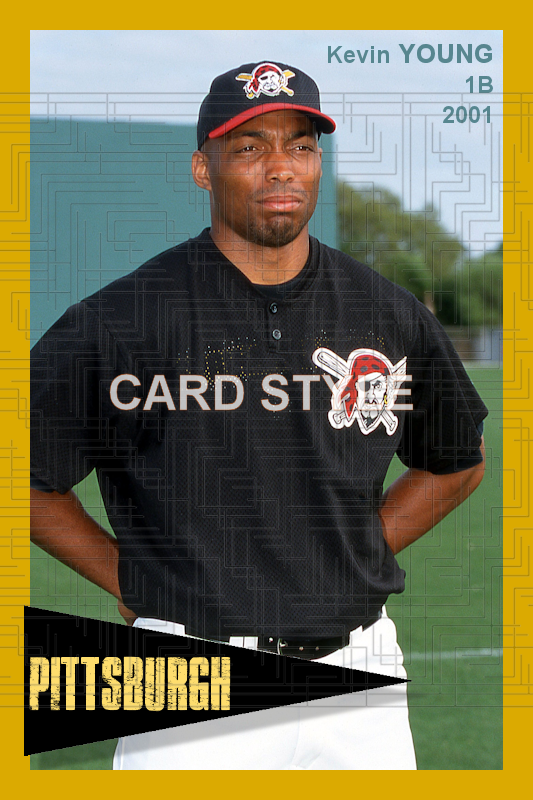 Kevin Young - 2001 Pittsburgh Pirates - choose a size & style