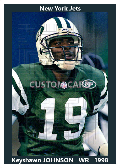 Keyshawn Johnson - 1998 New York Jets - choose a size & style
