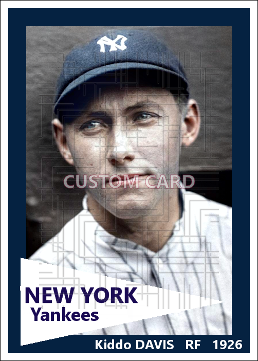 Kiddo Davis - 1926 New York Yankees - choose a size & style