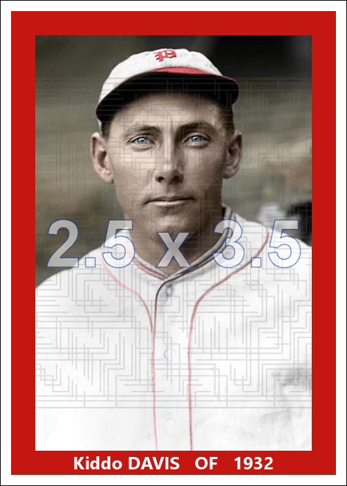Kiddo Davis - 1932 Philadelphia Phillies - choose a size & style