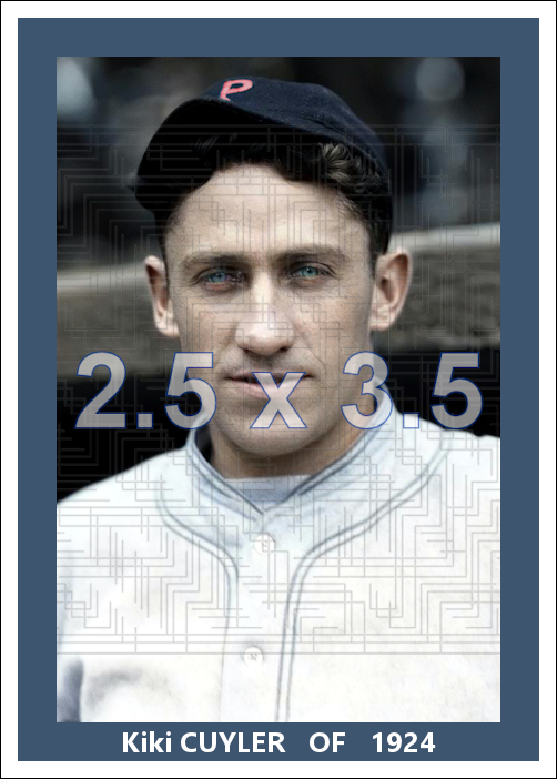 Kiki Cuyler - 1924 Pittsburgh Pirates - choose a size & style