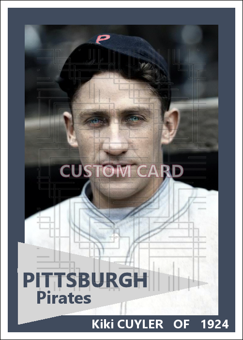 Kiki Cuyler - 1924 Pittsburgh Pirates - choose a size & style