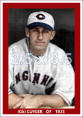 Kiki Cuyler - 1935 Cincinnati Reds - choose a size & style