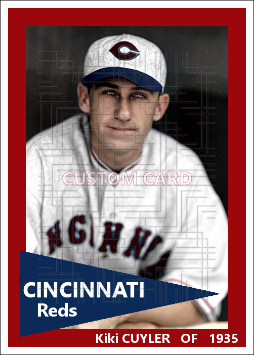 Kiki Cuyler - 1935 Cincinnati Reds - choose a size & style