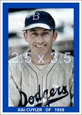Kiki Cuyler - 1938 Brooklyn Dodgers - choose a size & style