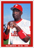 Kim Batiste - 1994 Philadelphia Phillies - choose a size & style