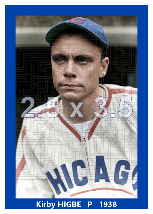 Kirby Higbe - 1938 Chicago Cubs - choose a size & style