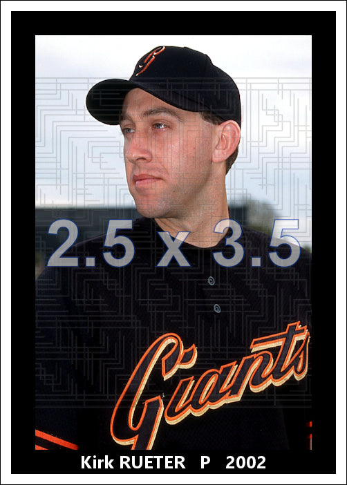 Kirk Rueter - 2002 San Francisco Giants - choose a size & style